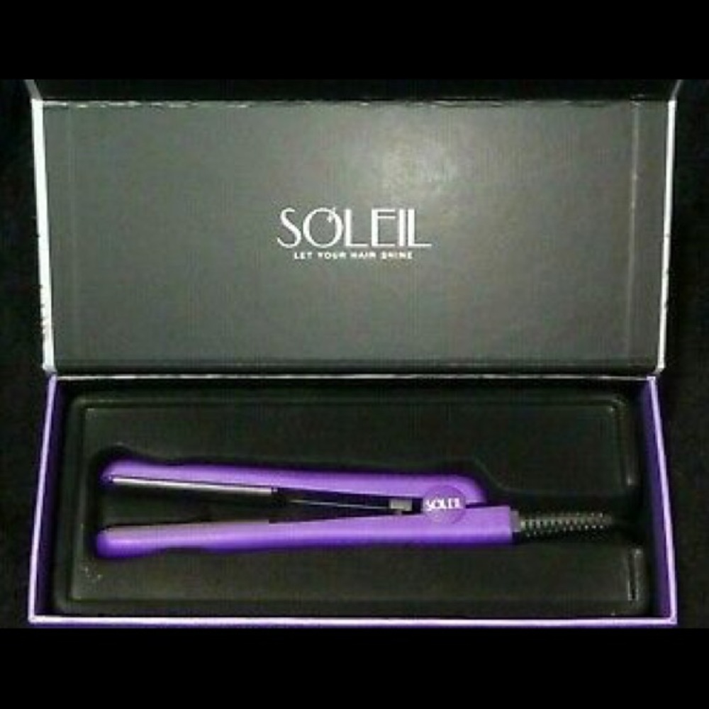 Soleil Purple Ceramic Flat Iron